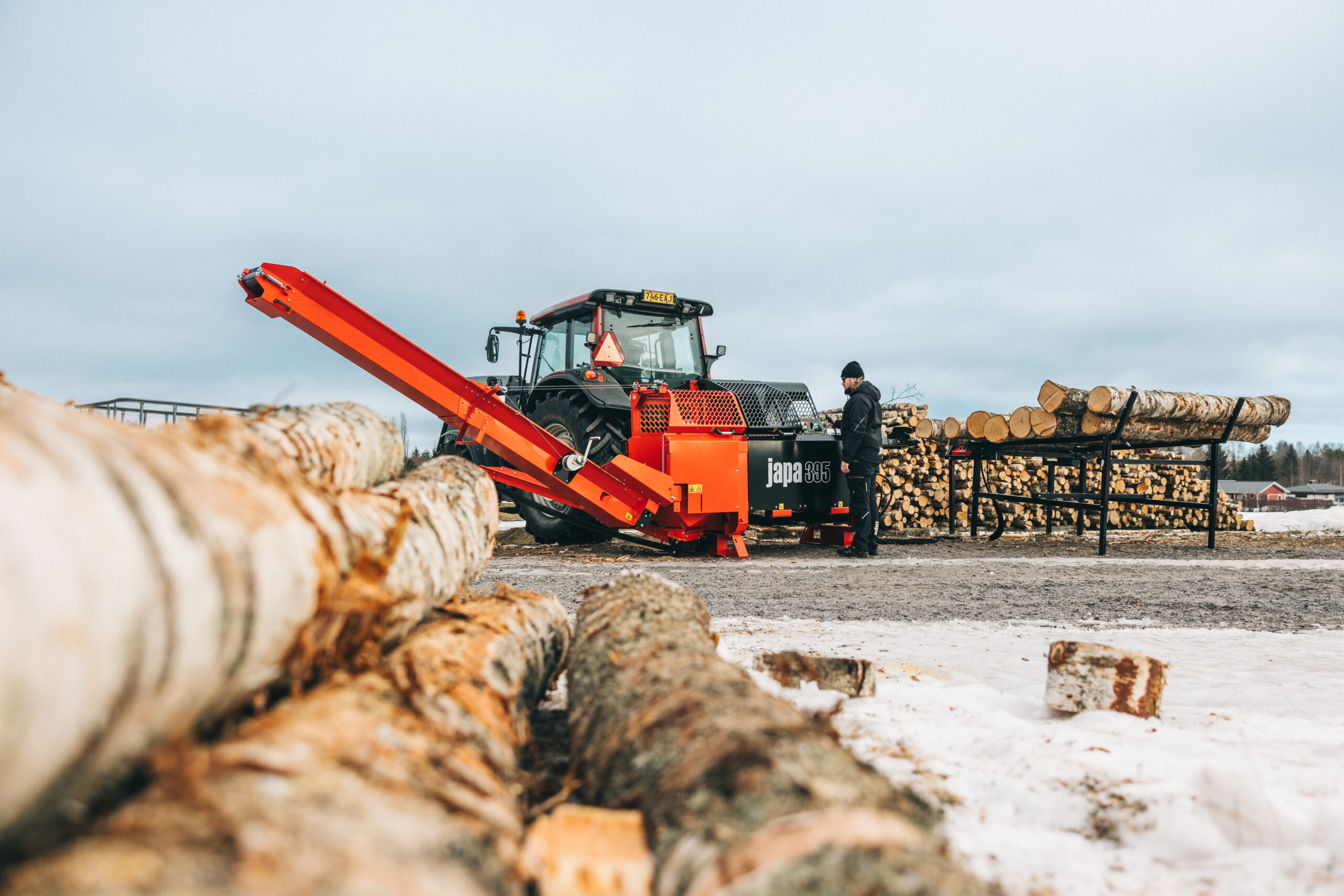 japa 395 firewood processor